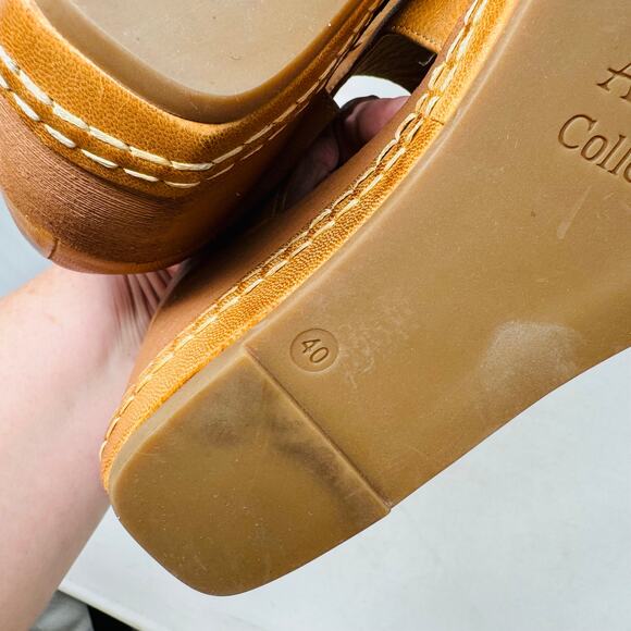 Antelope Tan Suede Wedge Sandals - Picture 13 of 15